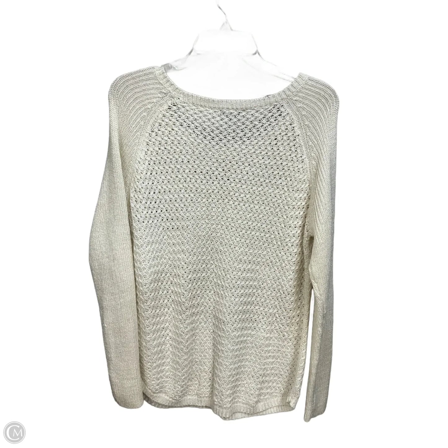Sweater By Apt 9 In Cream, Size: Xl