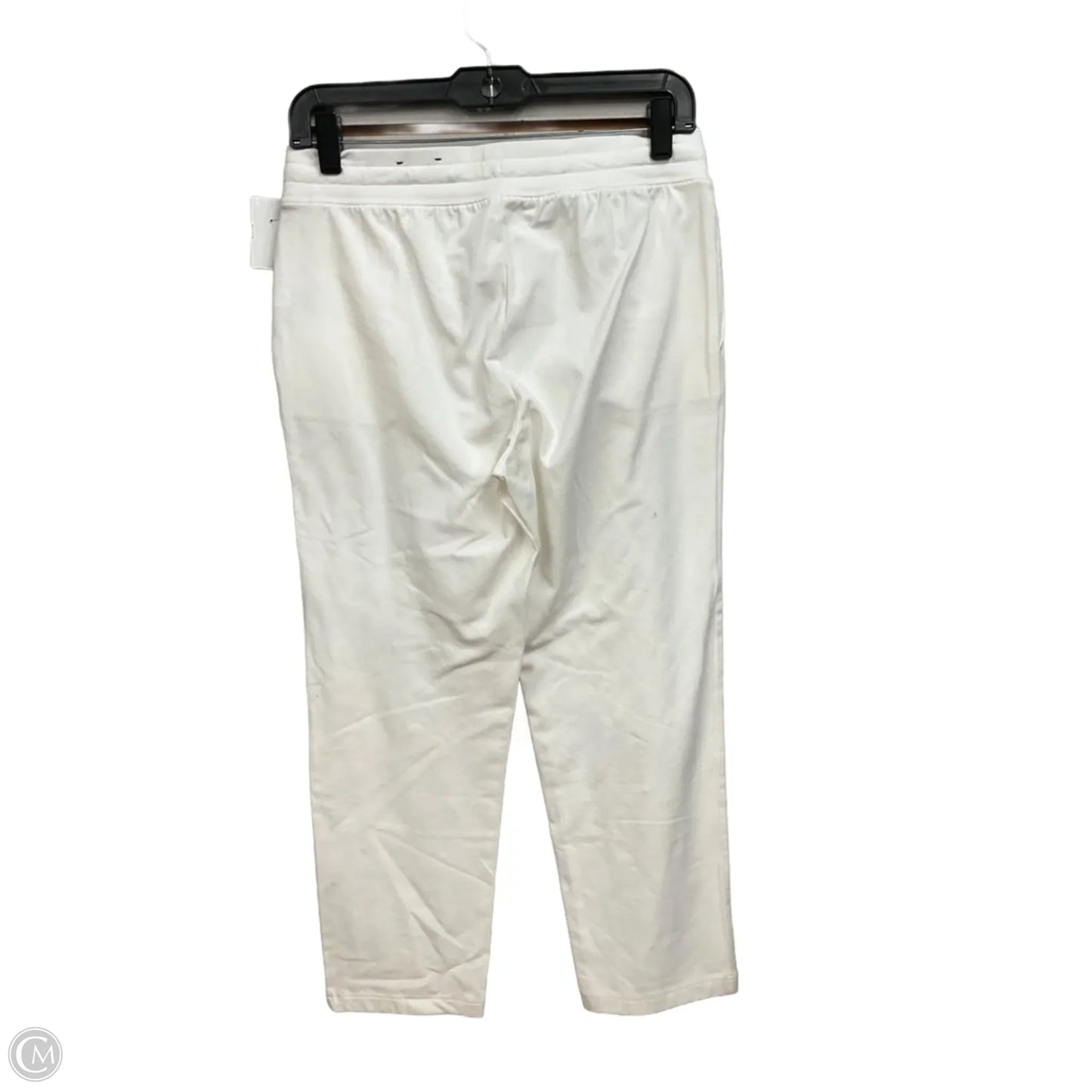 Athletic Pants By Karen Scott In White, Size: Sp