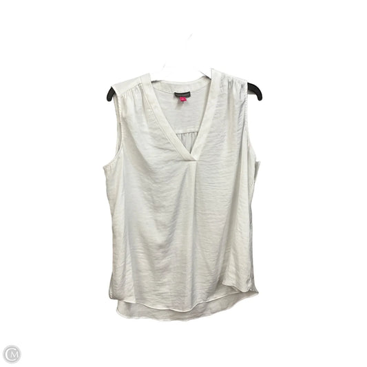 Top Sleeveless By Vince In White, Size: 1x