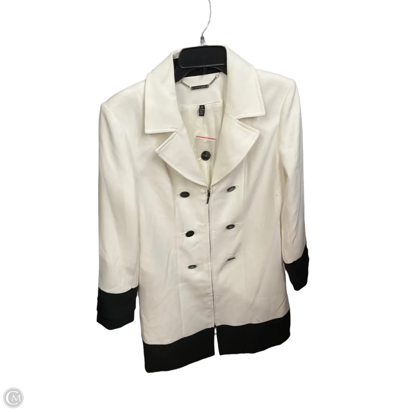 Coat Peacoat By White House Black Market In Ivory, Size: M