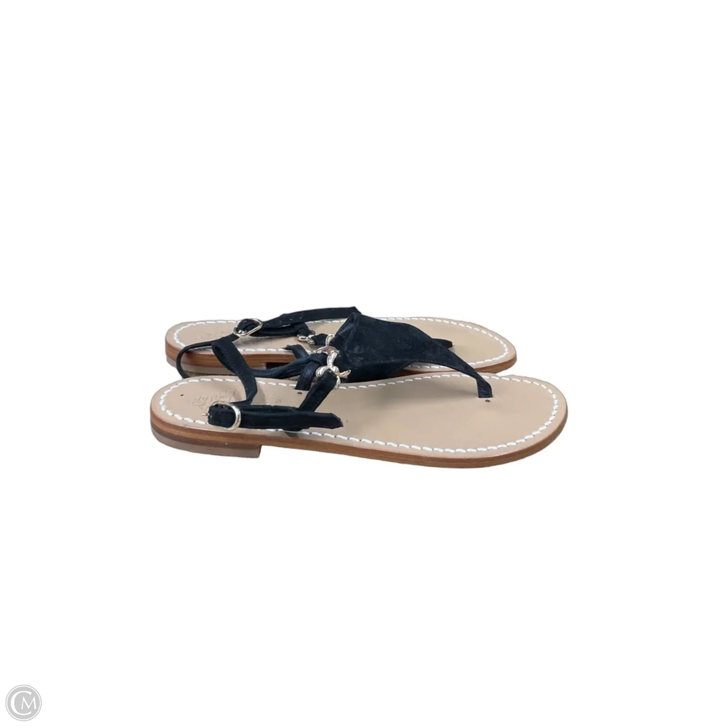 Sandals Flats By Clothes Mentor In Tan, Size: 8