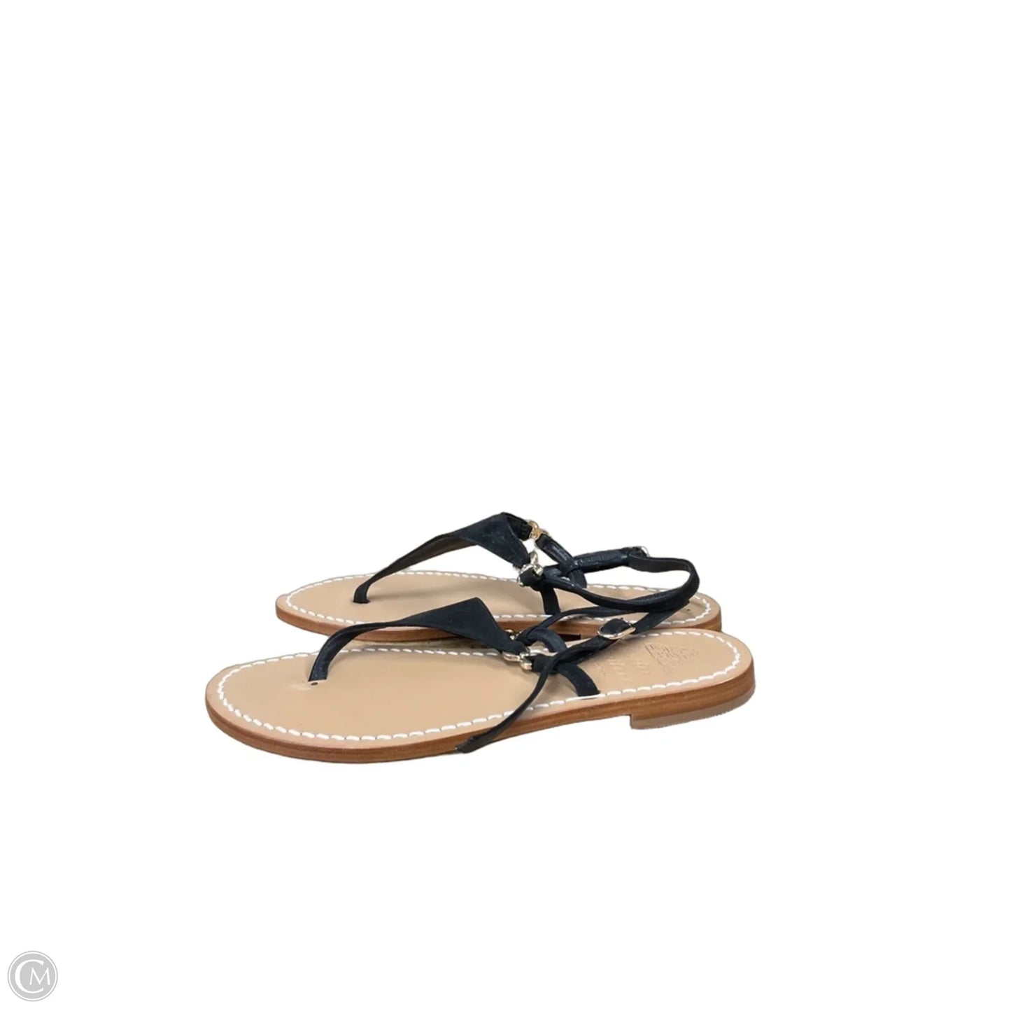 Sandals Flats By Clothes Mentor In Tan, Size: 8