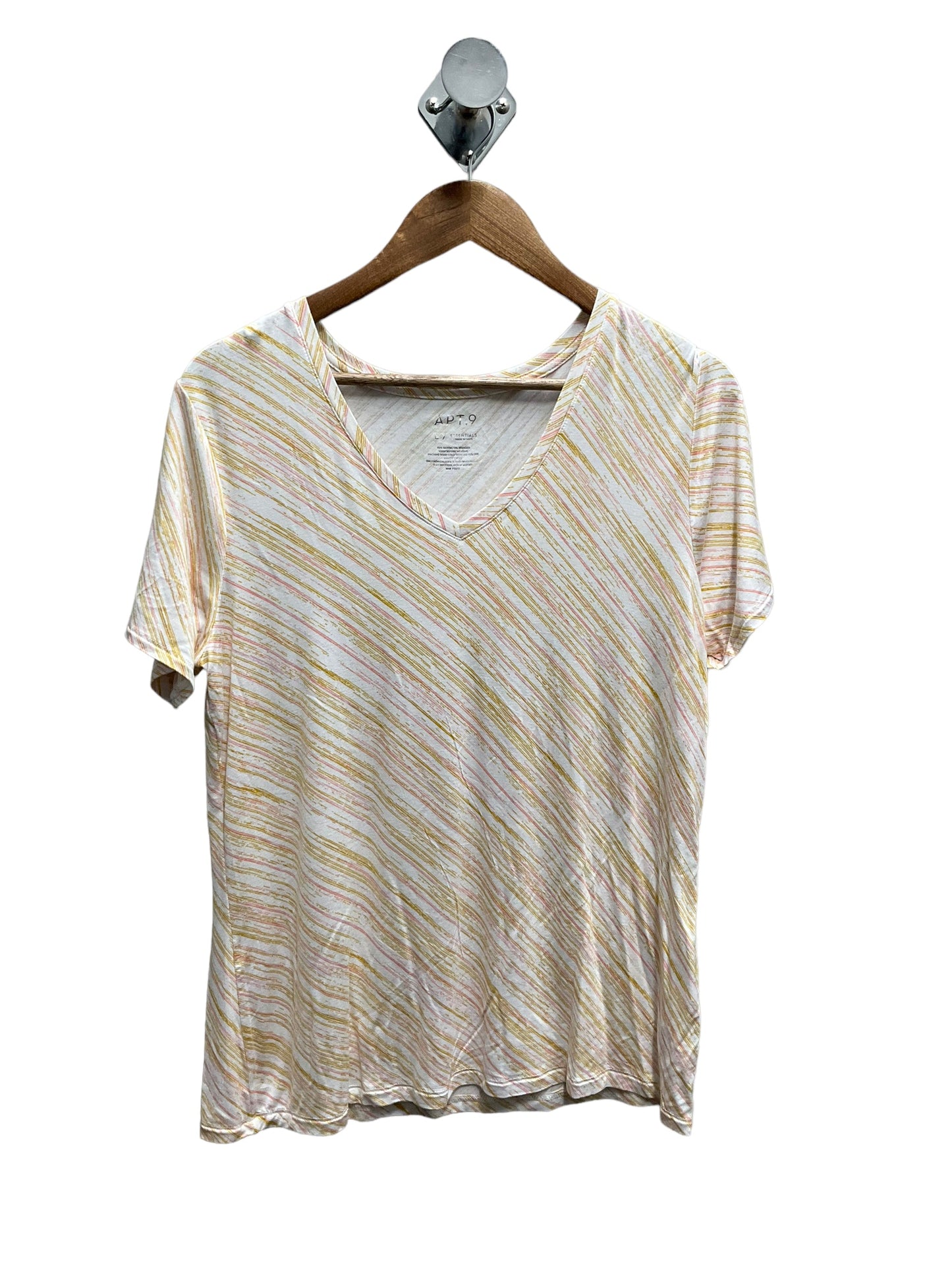 Top Short Sleeve By Apt 9  Size: L