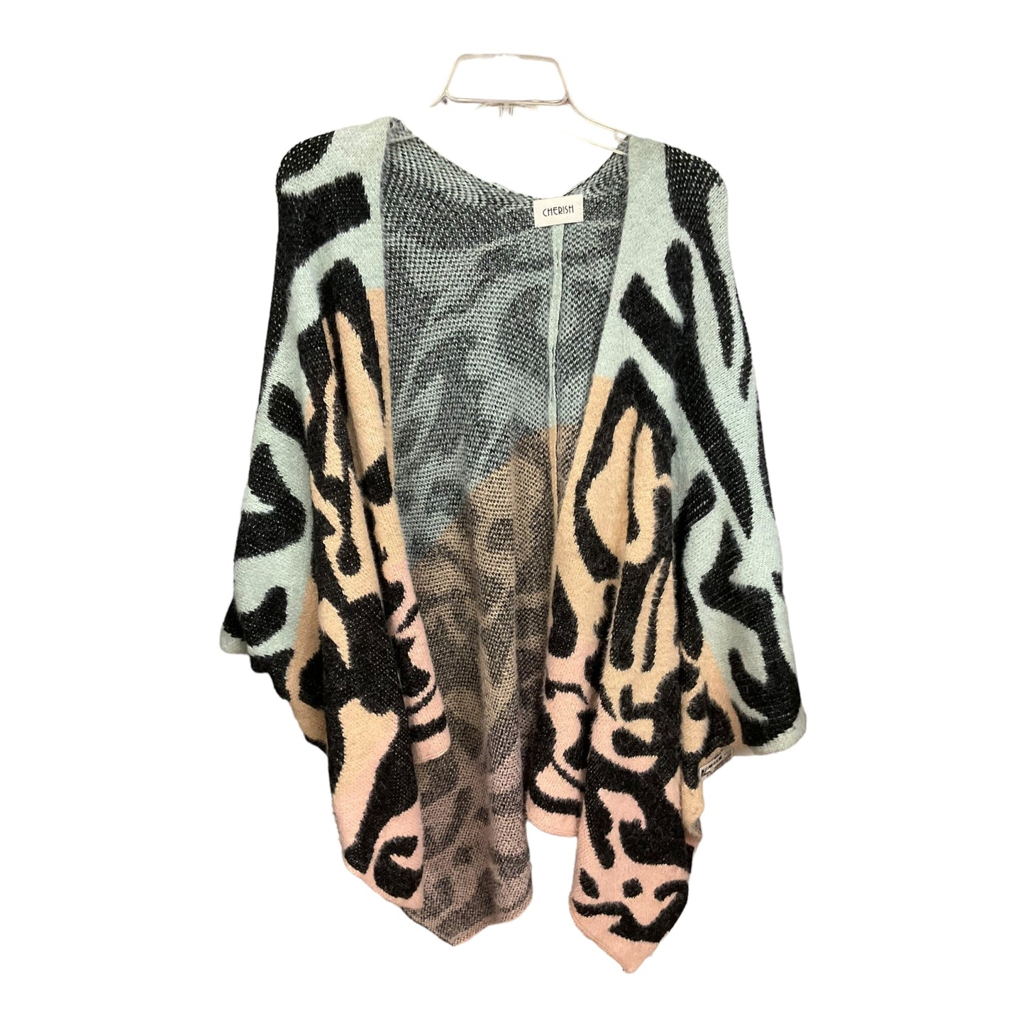 Animal Print Sweater Cardigan Cherish, Size Osfm