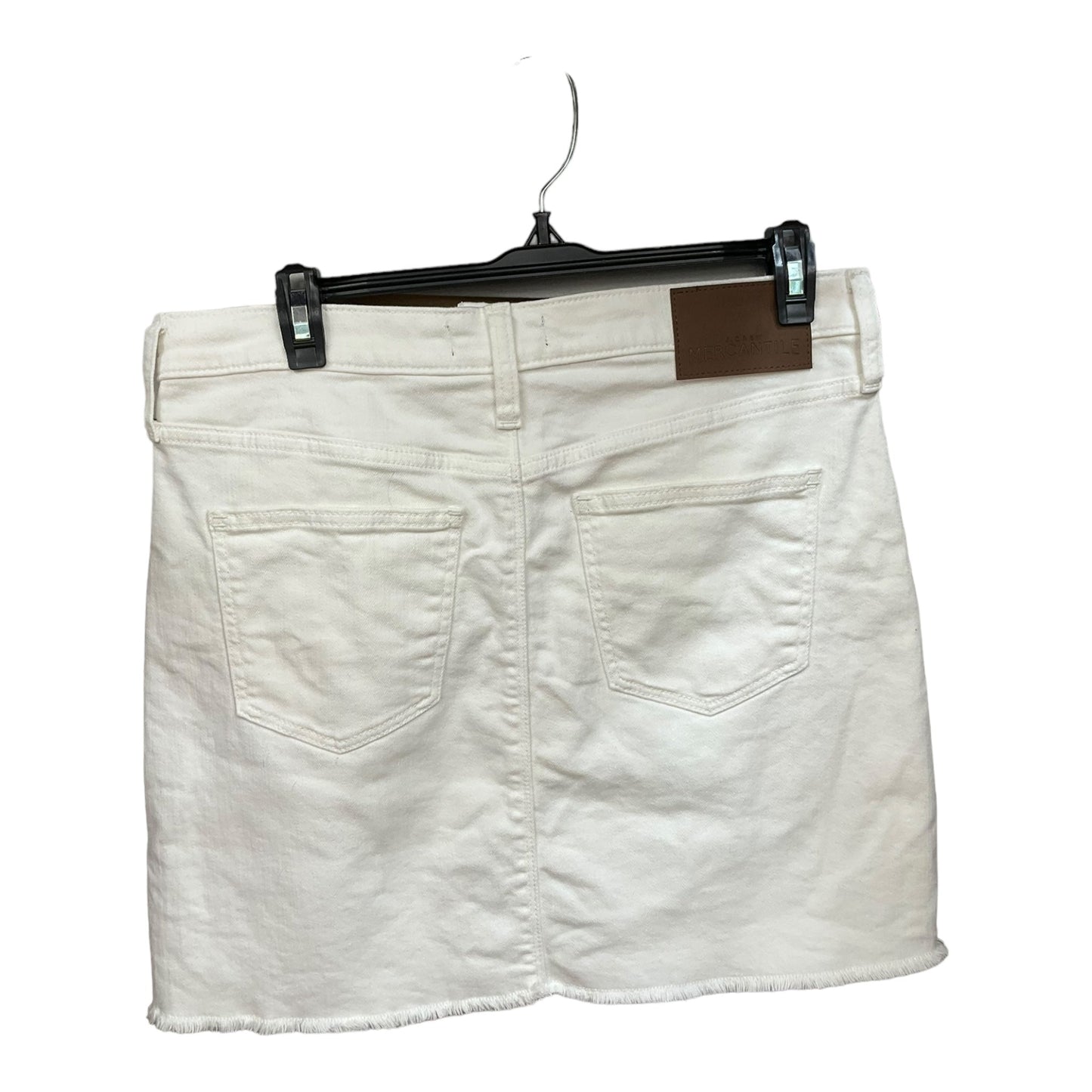 White Denim Skirt Mini & Short J. Crew, Size S