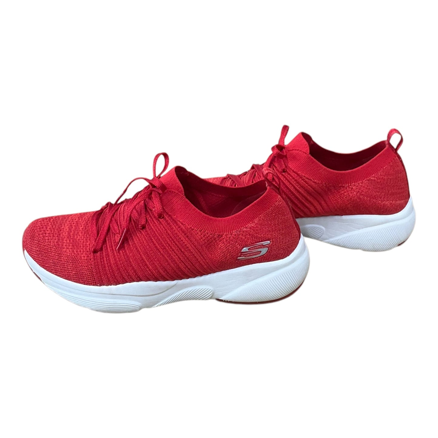 Shoes Athletic By Skechers In Red, Size: 9