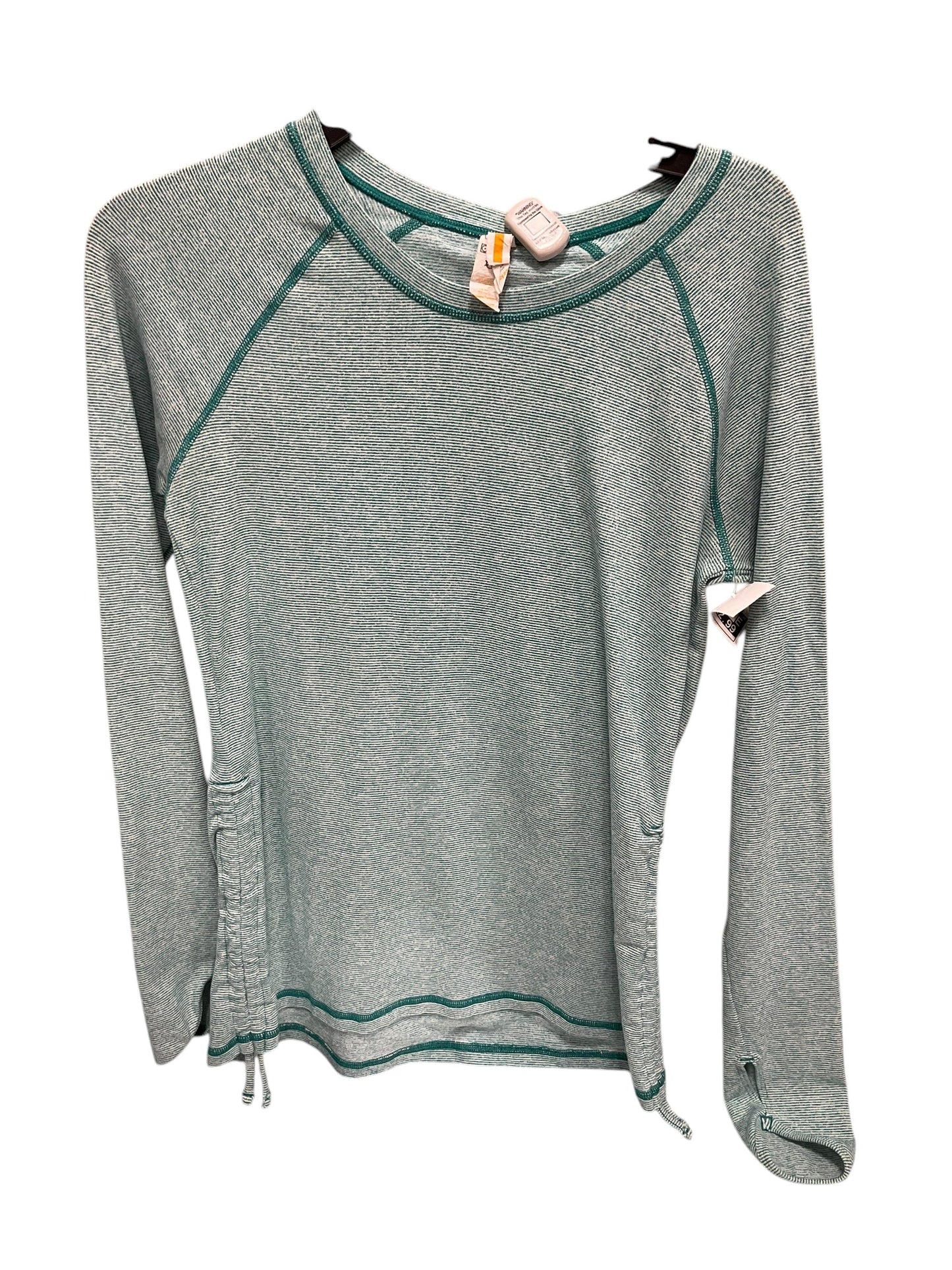 Athletic Top Long Sleeve Crewneck By Lucy In Green, Size: M