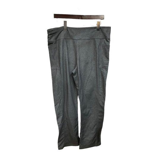 Athletic Pants By Clothes Mentor In Grey, Size: Xxl