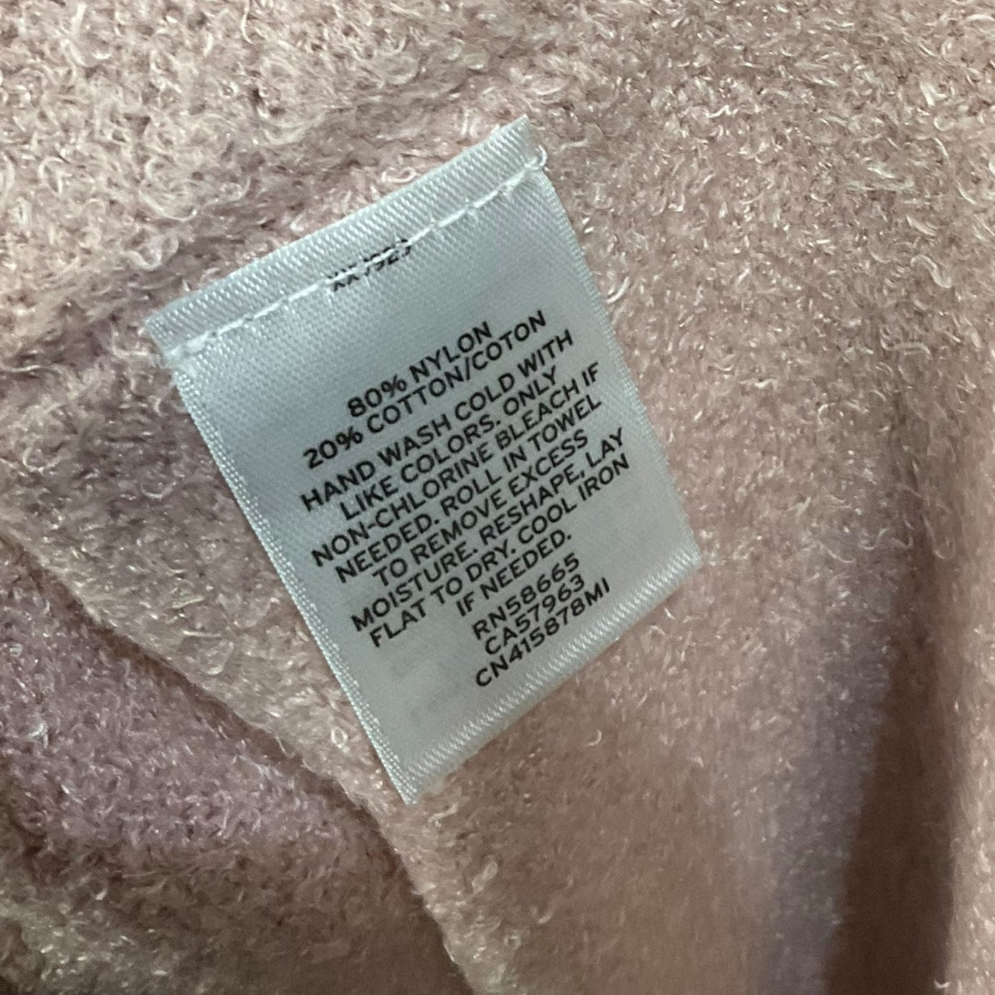 Top Long Sleeve By Evolution In Pink, Size: S