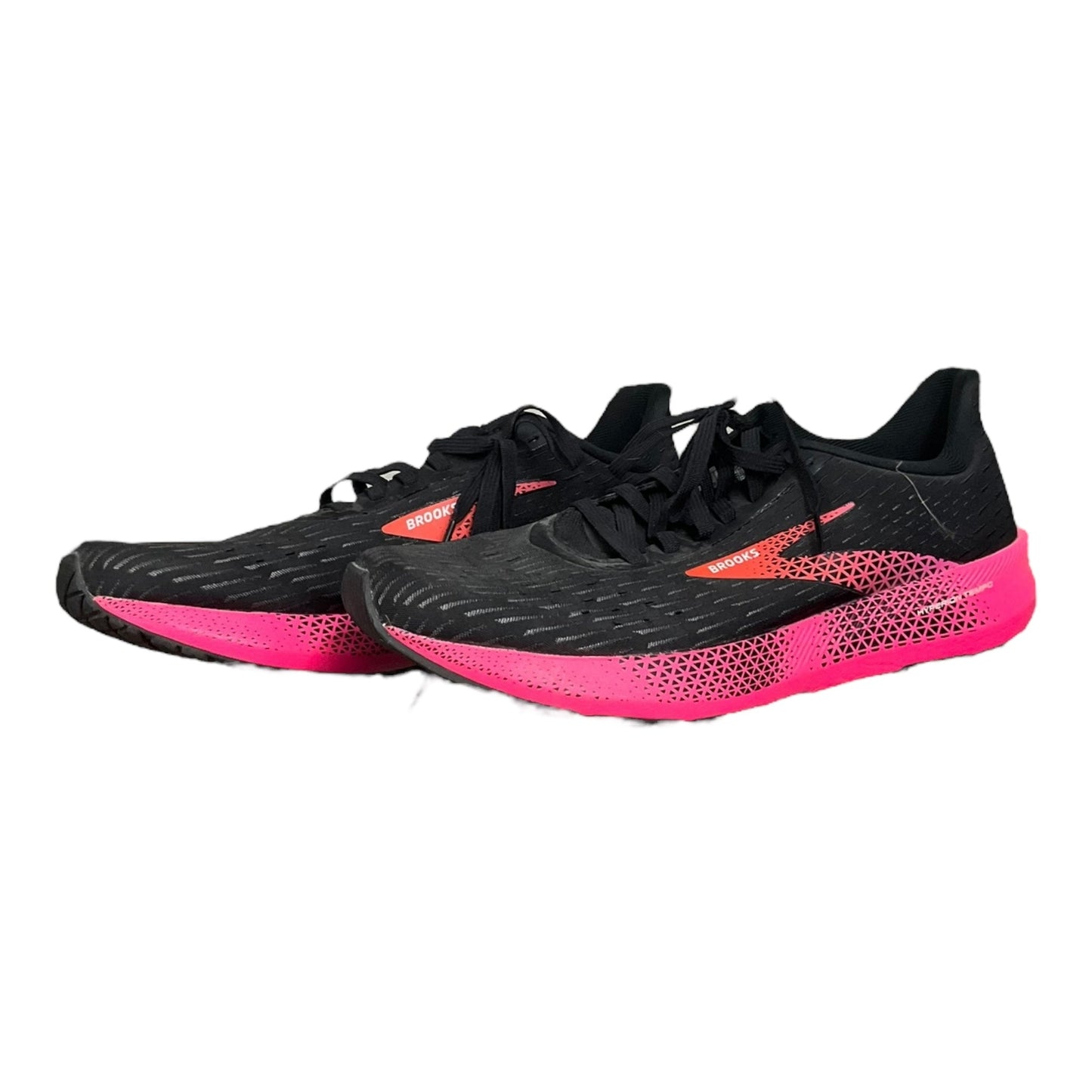 Shoes Athletic By Brooks In Black & Pink, Size: 10