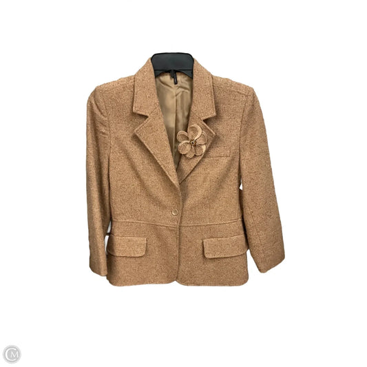 Blazer By Daisy Fuentes In Tan, Size: S
