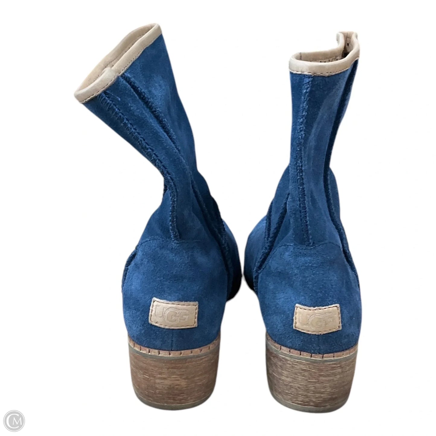 Boots Designer By Ugg In Blue, Size: 7.5
