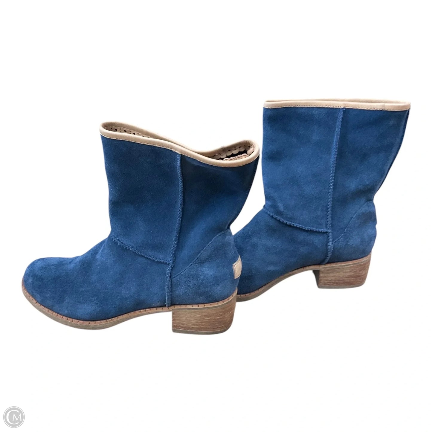 Boots Designer By Ugg In Blue, Size: 7.5