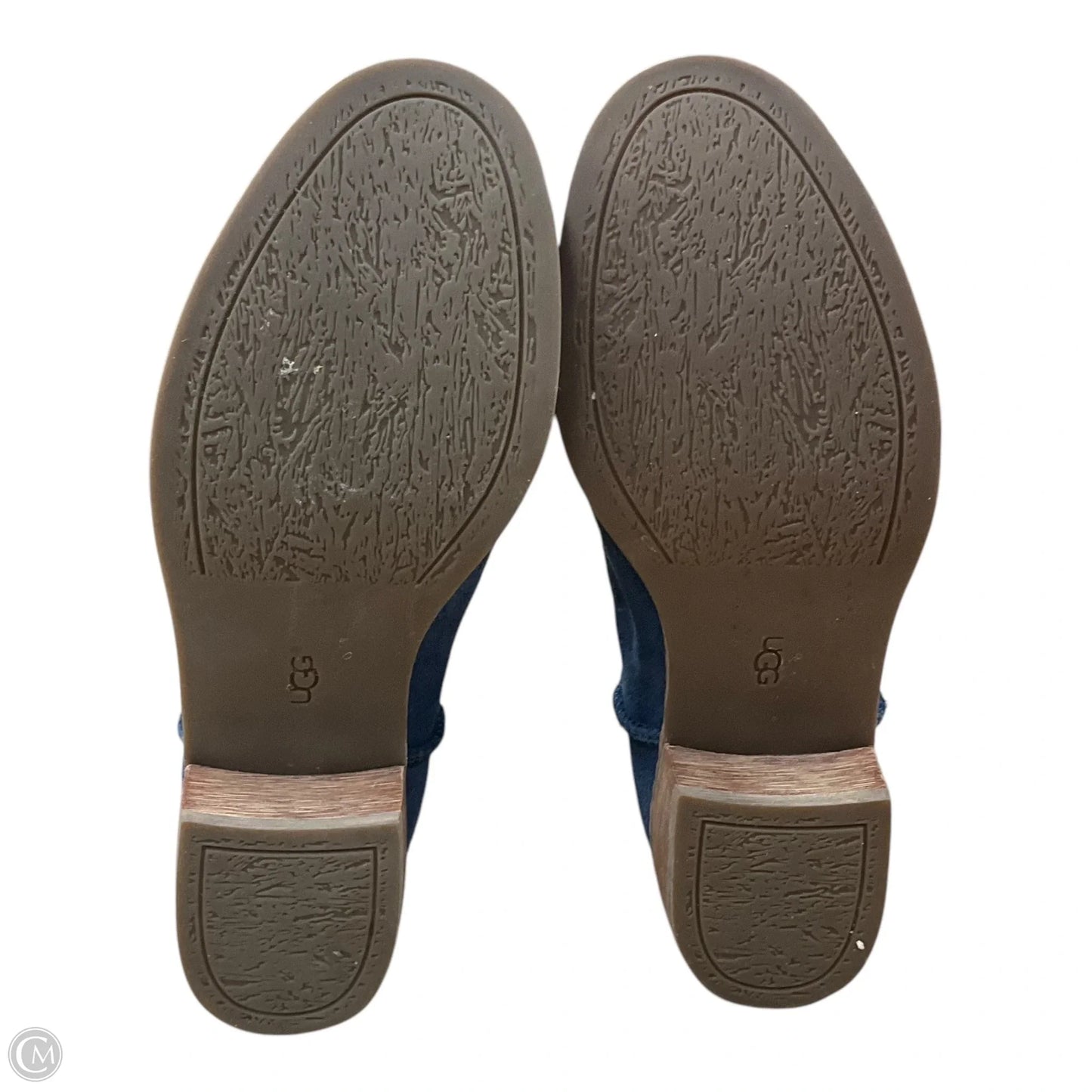 Boots Designer By Ugg In Blue, Size: 7.5