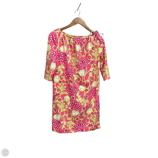 Dress Designer By Lilly Pulitzer In Green & Pink, Size: Xs
