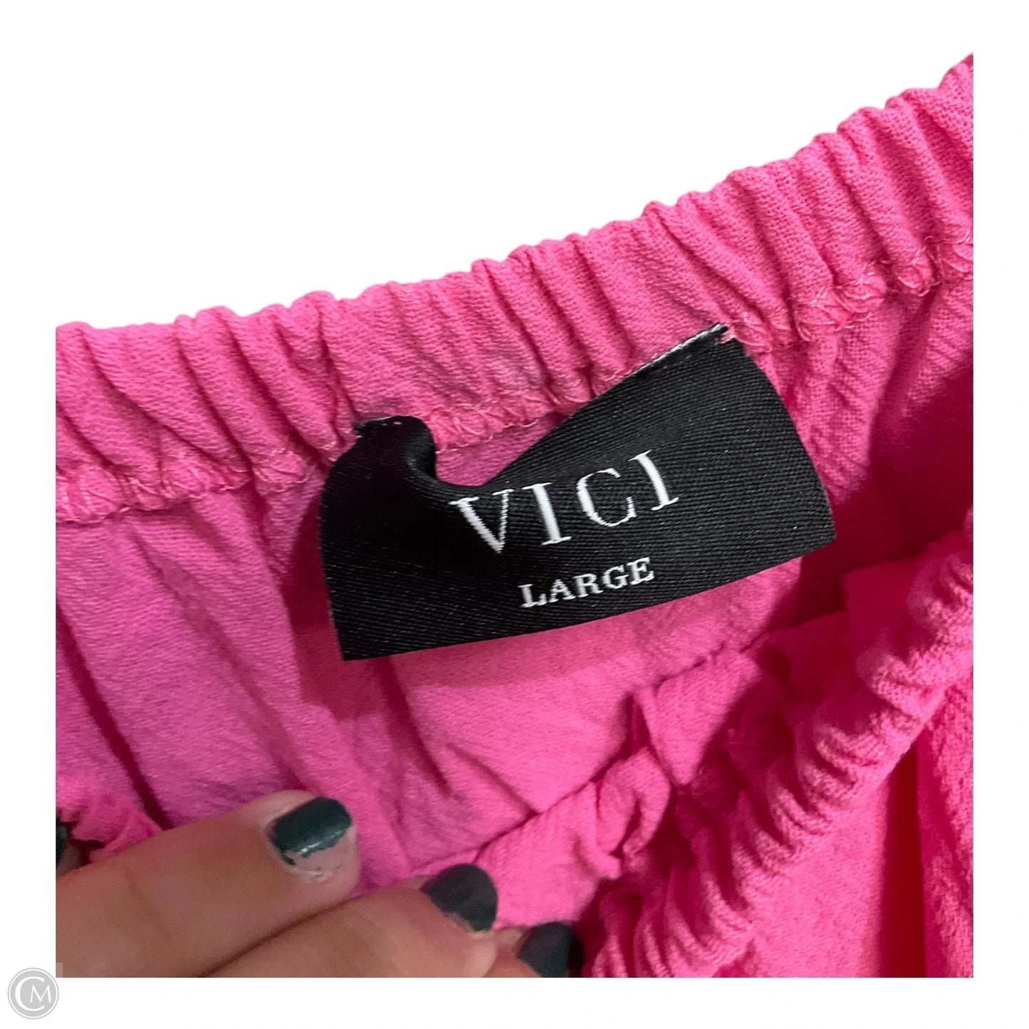 Dress Casual Short By Vici In Pink, Size: L