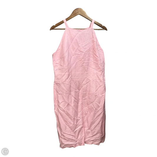 Dress Party Midi By Ann Taylor In Animal Print, Size: L