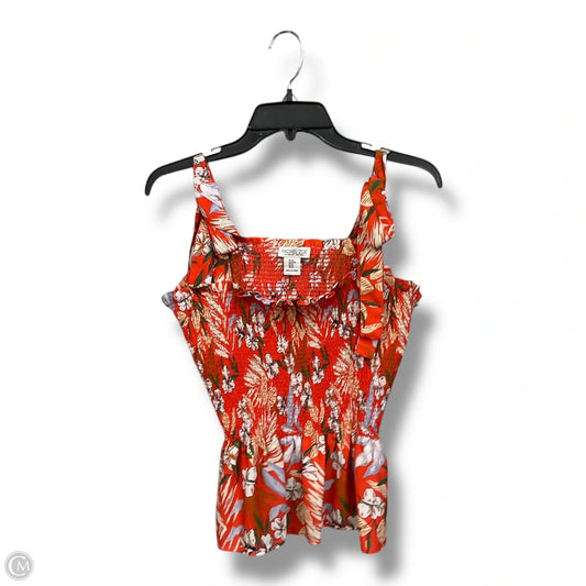 Top Sleeveless By Rachel Zoe In Floral Print, Size: M