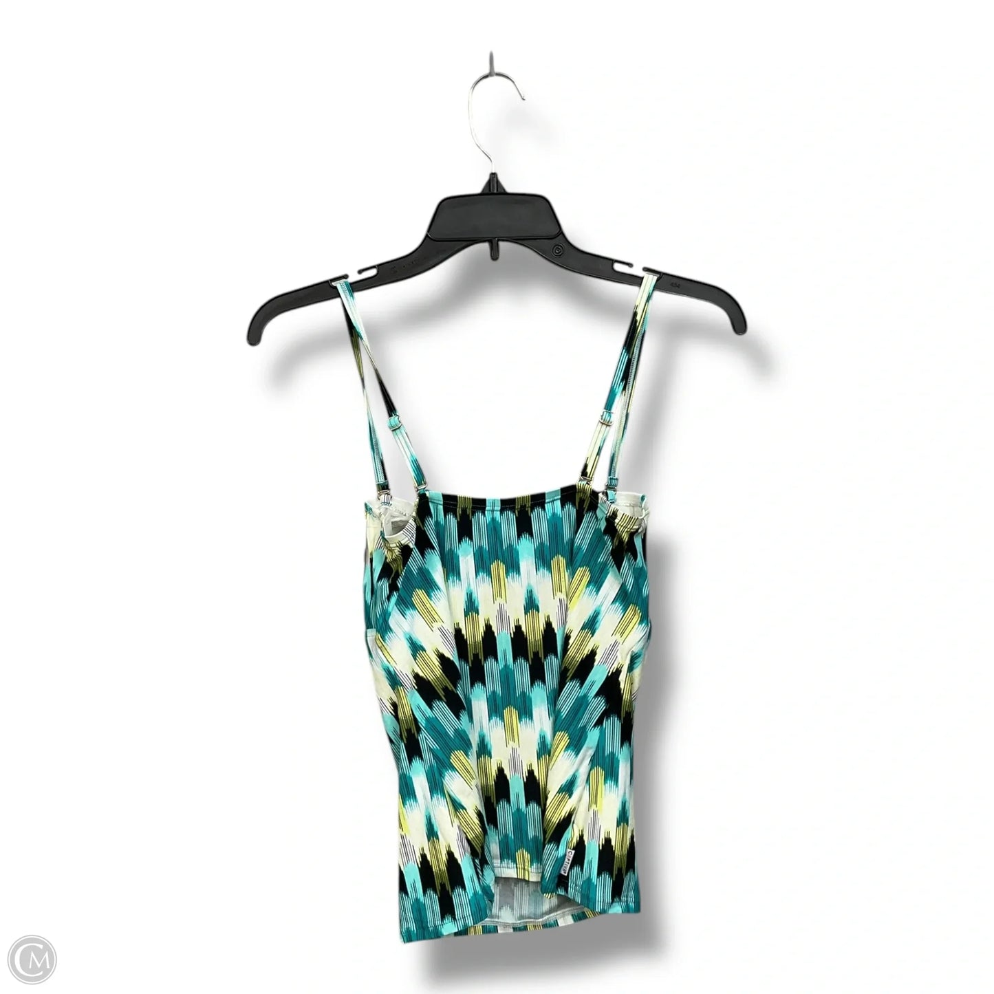 Swimsuit Top By Cme In Blue & Green, Size: M