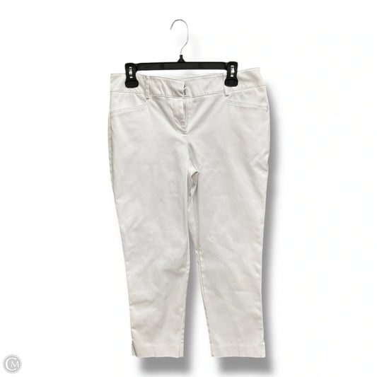 Capris By New York And Co In White, Size: S