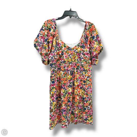 Dress Casual Short By Cato In Floral Print, Size: L