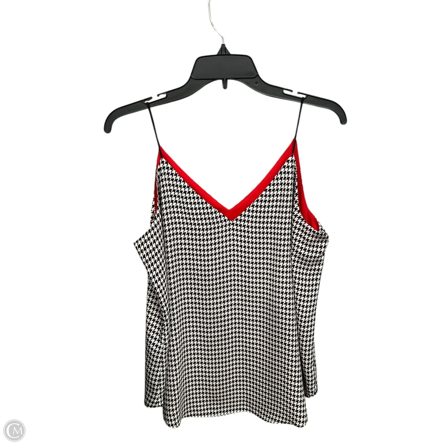 Top Cami By Cme In Checkered Pattern, Size: M