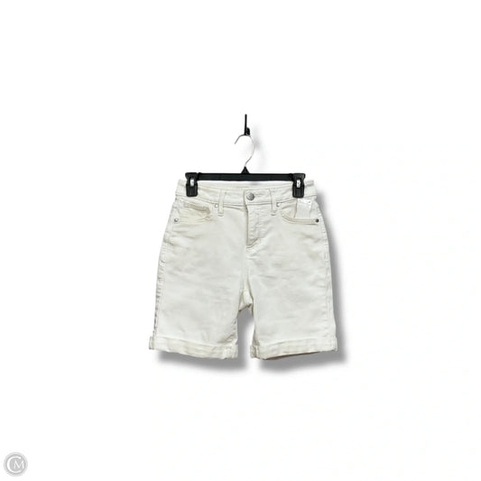 Shorts By Simply Vera In Ivory, Size: 0