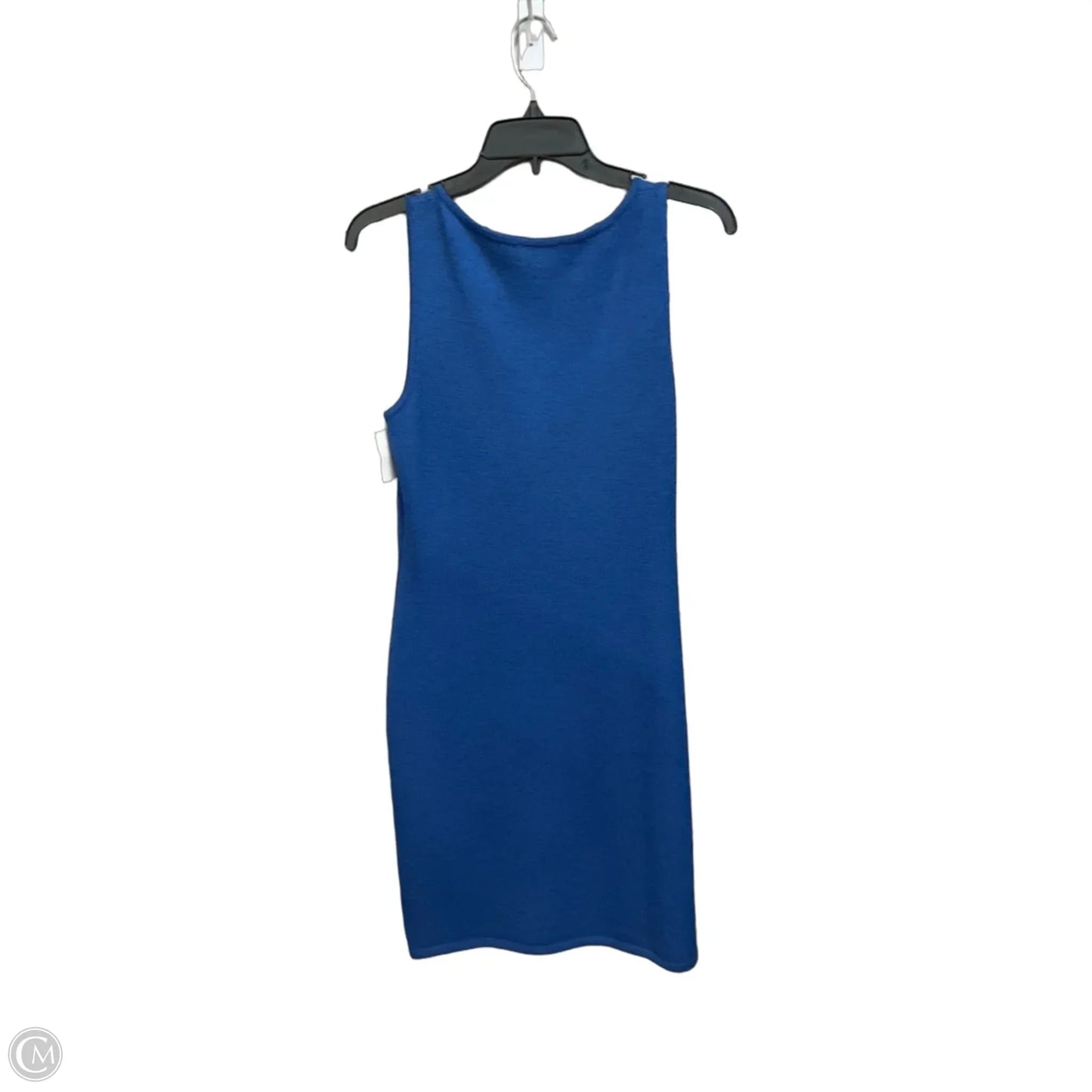 Dress Designer By St. John In Blue & Silver, Size: S
