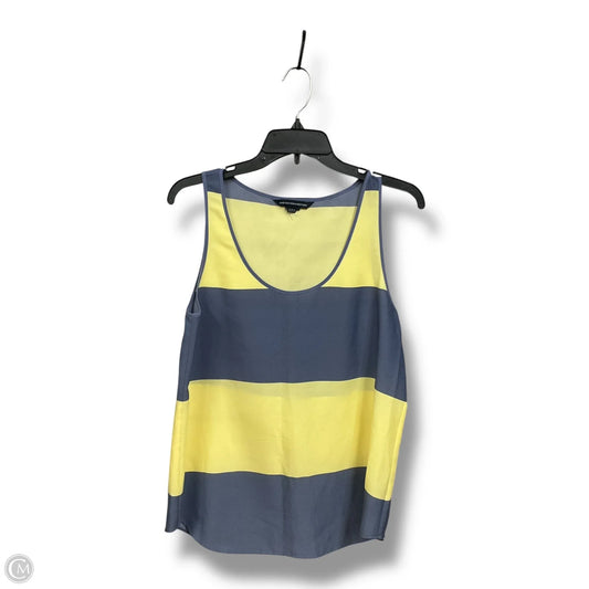 Top Sleeveless By French Connection In Blue & Yellow, Size: M