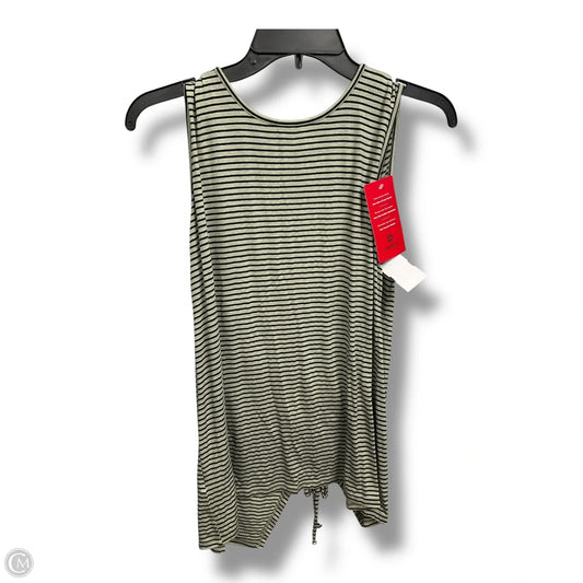 Top Sleeveless By Peyton Jensen In Striped Pattern, Size: M