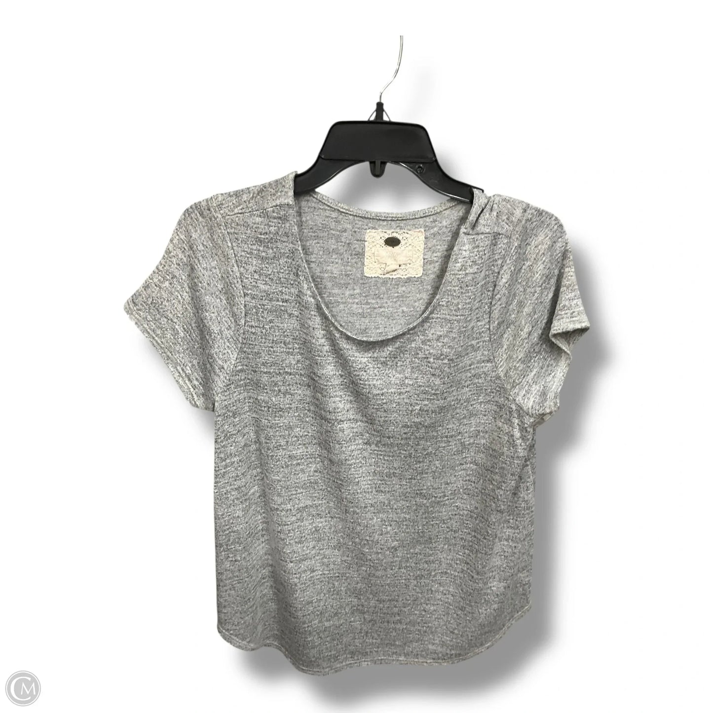 Top Short Sleeve By Cupio In Grey, Size: Xl