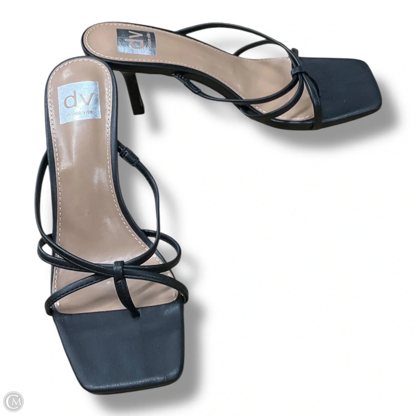 Sandals Heels Kitten By Dolce Vita In Black, Size: 8