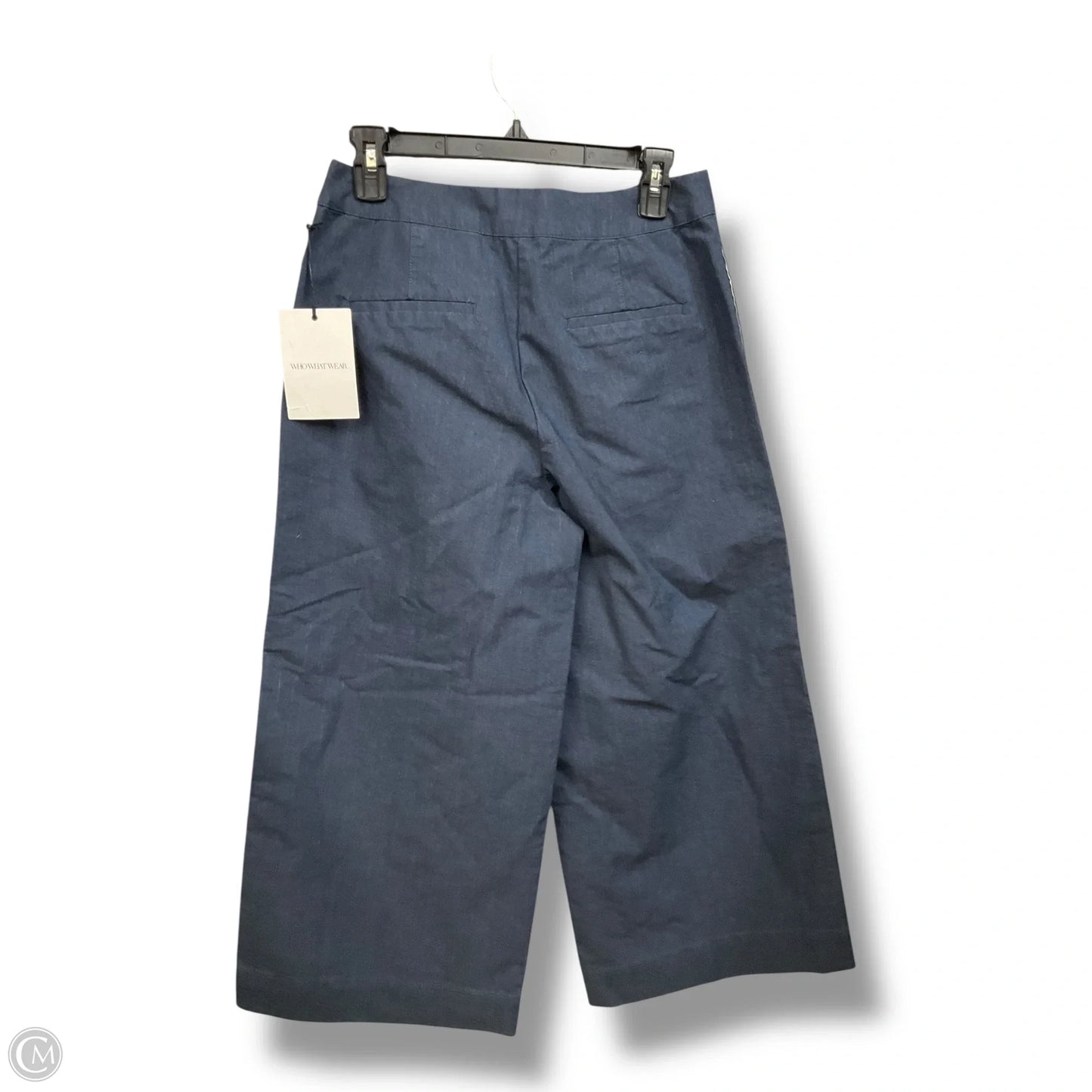 Pants Wide Leg By Who What Wear In Blue, Size: 6