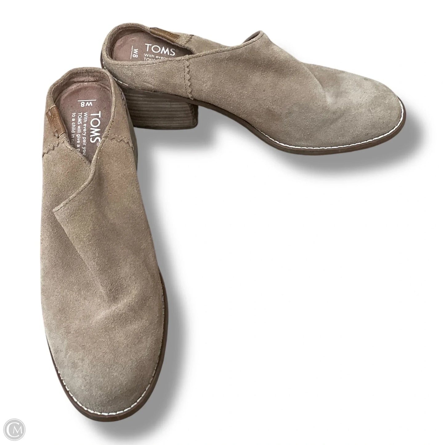 Shoes Heels Block By Toms In Tan, Size: 8