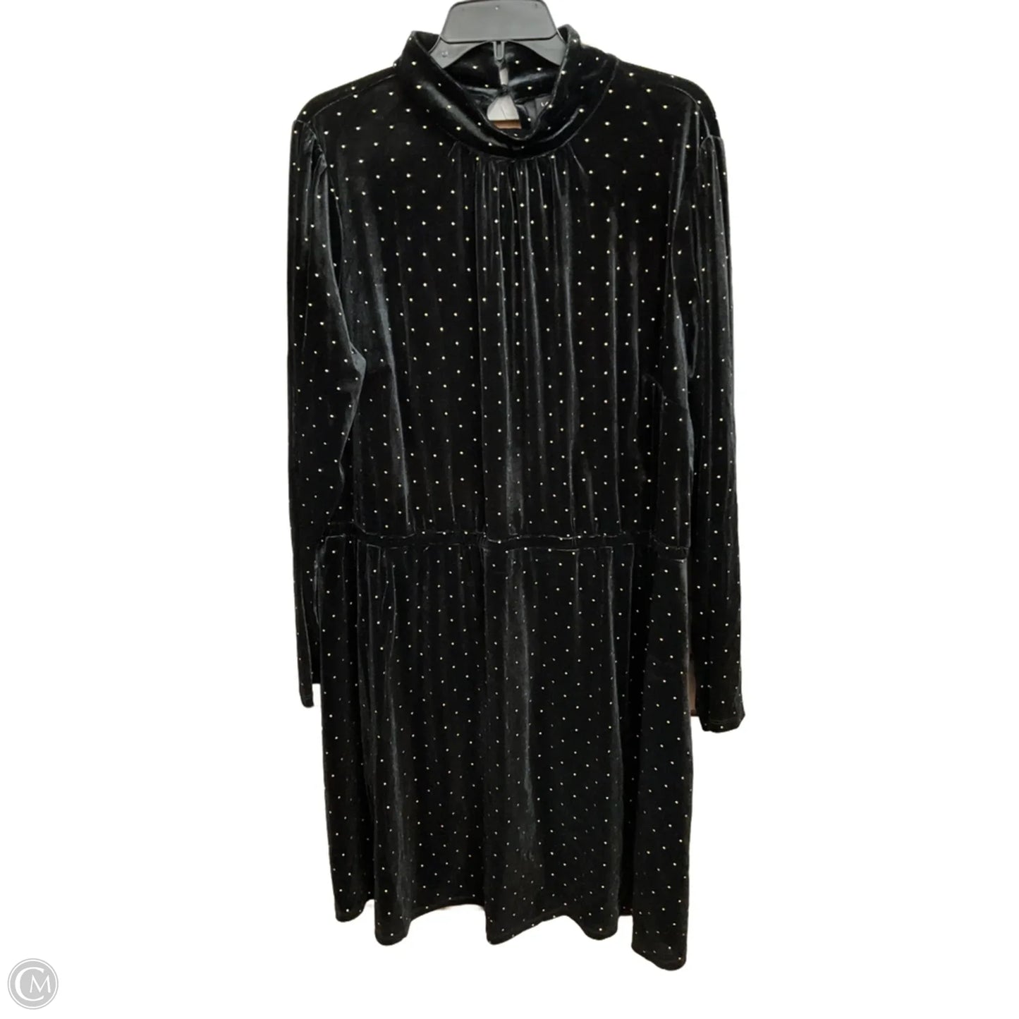 Dress Party Short By Lane Bryant In Black & Gold, Size: 3x