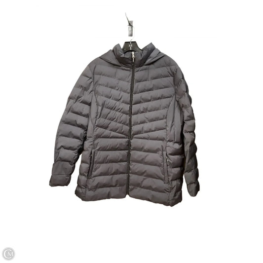 Coat Puffer & Quilted By 32 Degrees In Grey, Size: Xxl