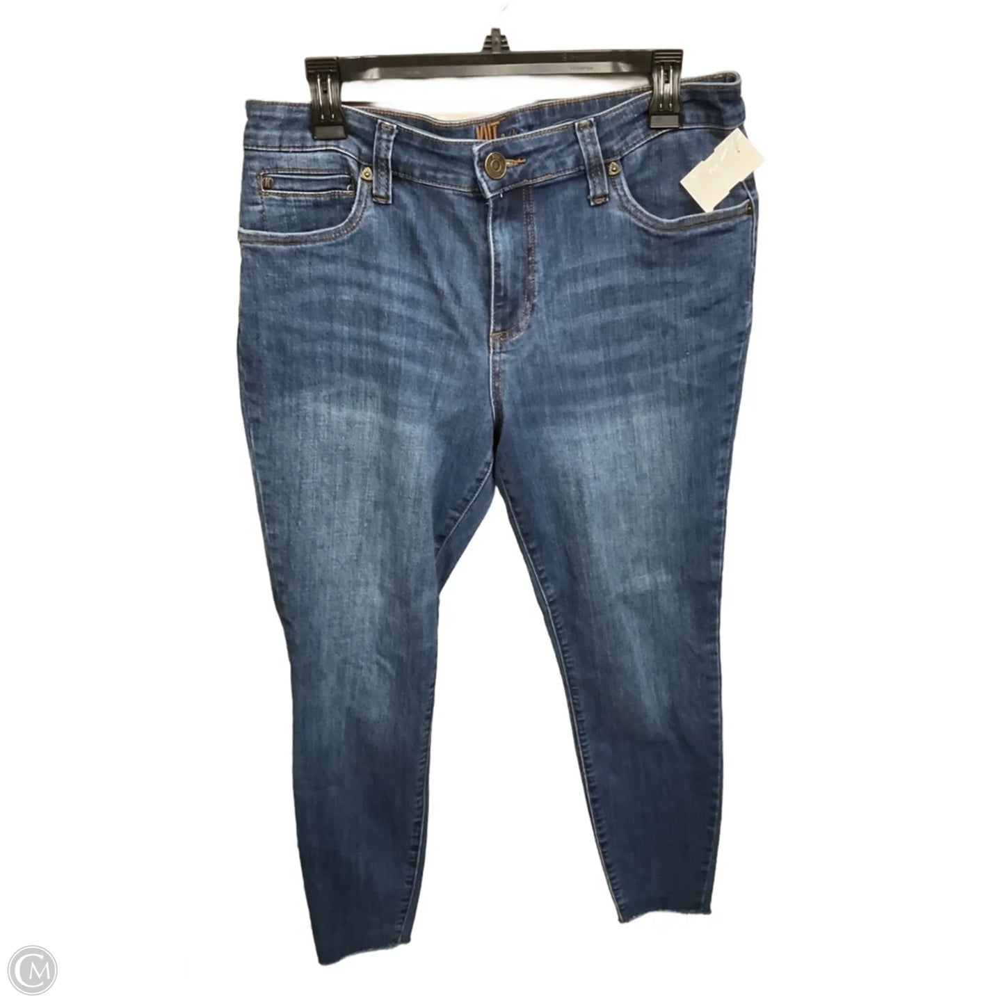 Jeans Straight By Lee In Blue Denim, Size: 18
