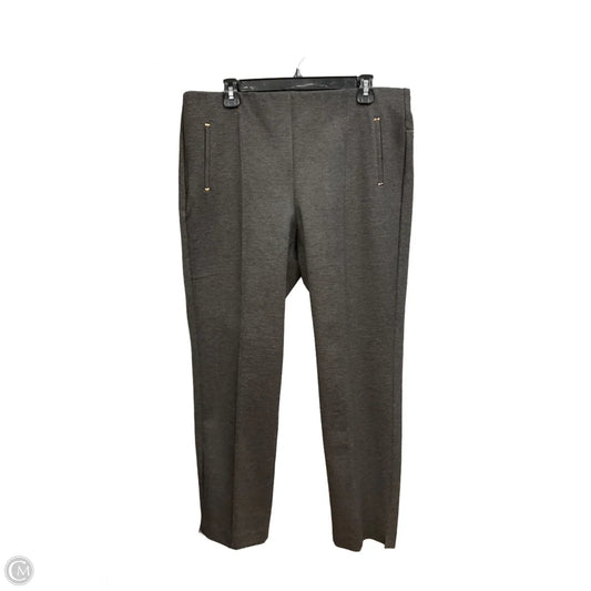 Pants Dress By Chicos In Brown & Cream, Size: 14