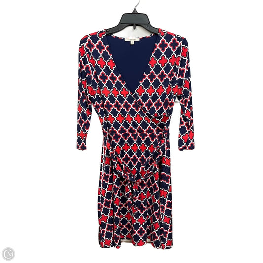 Dress Casual Short By 41 Hawthorn In Blue Red & White, Size: M