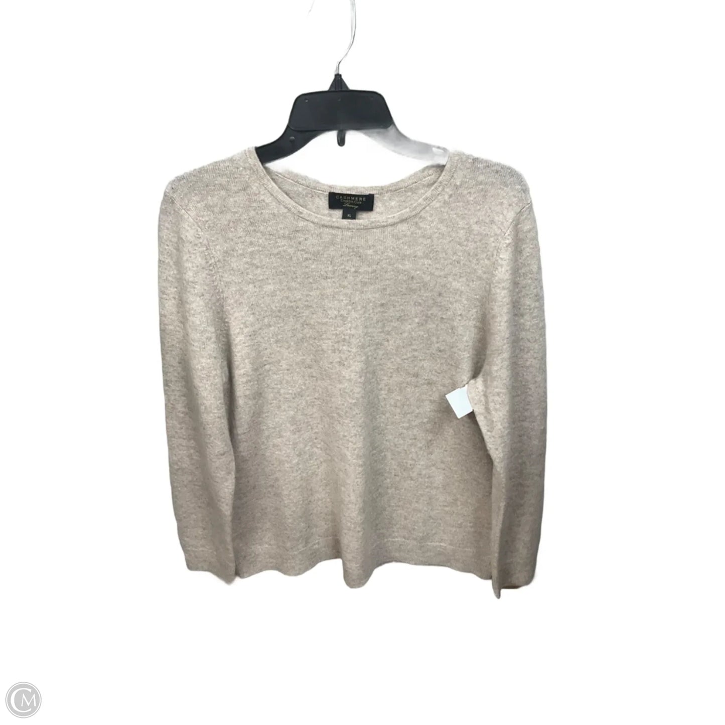 Sweater Cashmere By Charter Club In Beige, Size: Xl