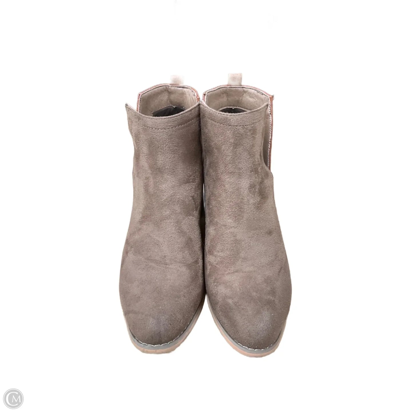 Boots Ankle Flats By Corkys In Brown, Size: 9