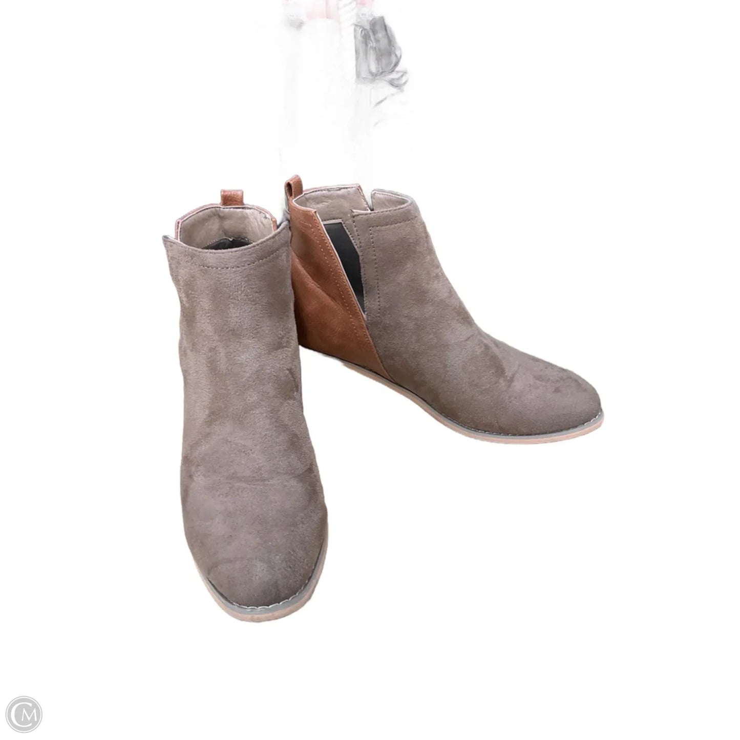 Boots Ankle Flats By Corkys In Brown, Size: 9