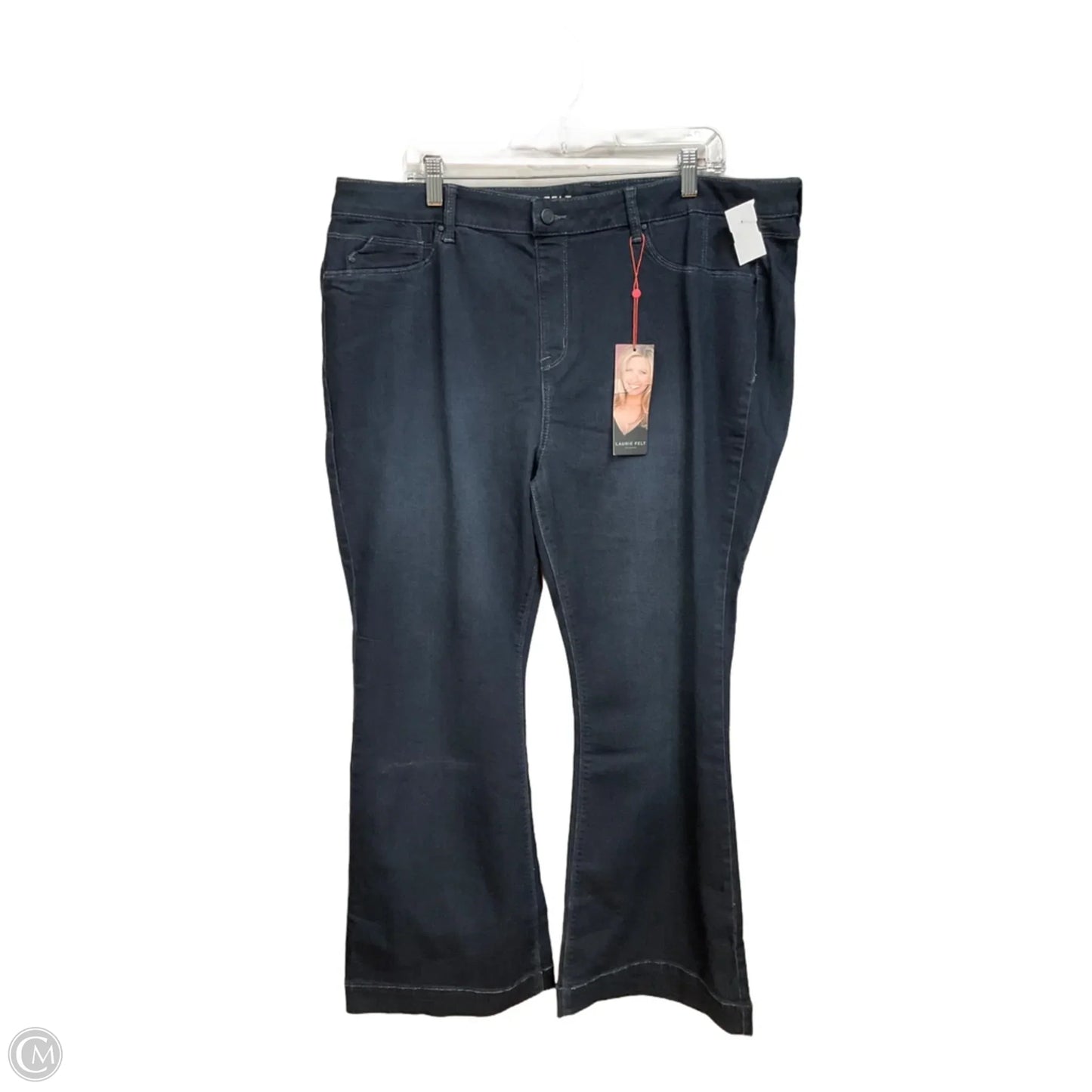 Jeans Flared By Laurie Felt In Blue Denim, Size: 20