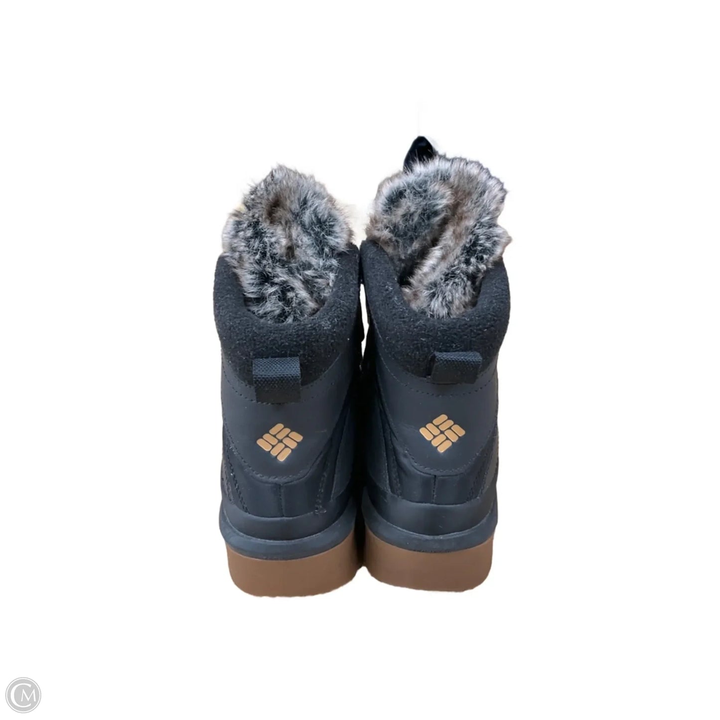 Boots Snow By Columbia In Black & Brown, Size: 10.5