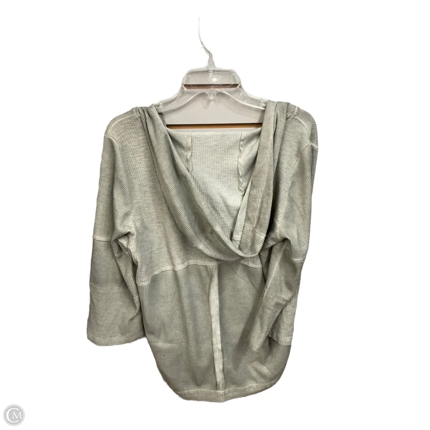 Top 3/4 Sleeve By Pol In Green, Size: S