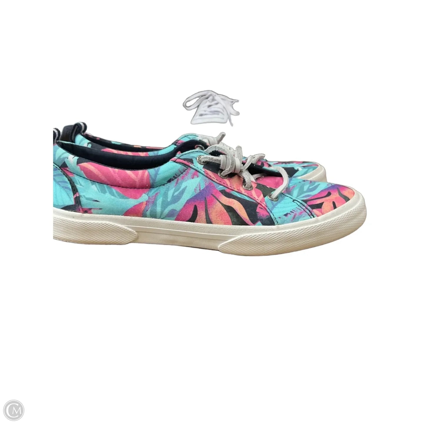 Shoes Sneakers By Sperry In Floral Print, Size: 8.5