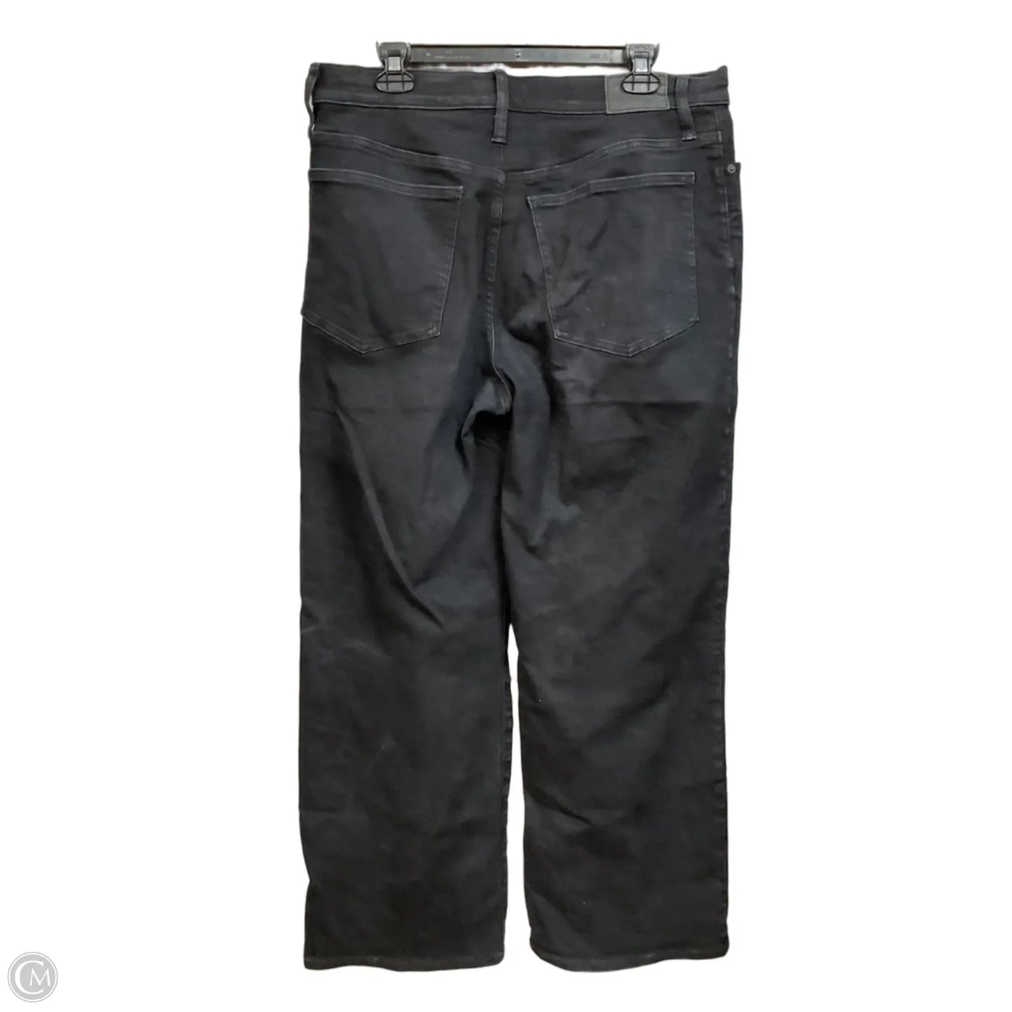 Jeans Wide Leg By Madewell In Black Denim, Size: 8