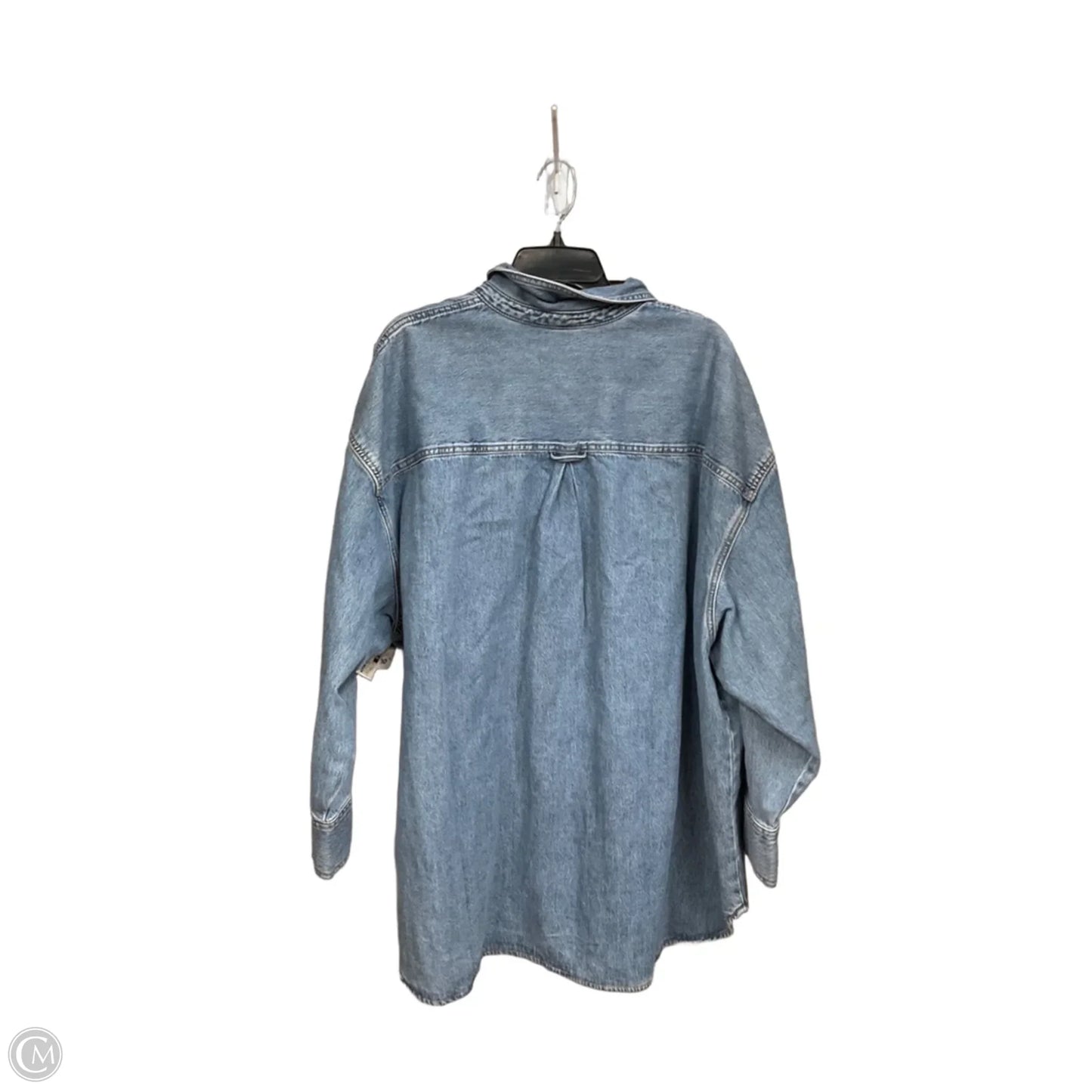 Jacket Shirt By Old Navy In Blue Denim, Size: Xxl