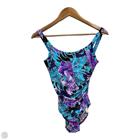 Swimsuit By Clothes Mentor In Floral Print, Size: M