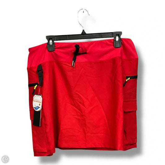 Athletic Skort By Cme In Red, Size: 2x